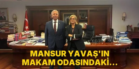 Mansur Yavaş'ın makam odasındaki Erdoğan fotoğrafı gündem oldu