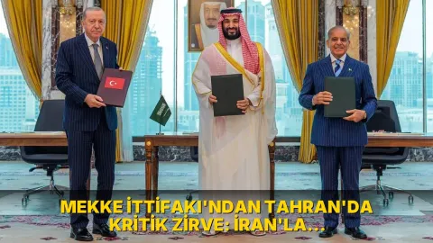 Mekke İttifakı'ndan Tahran'da kritik zirve: İran'la masaya oturuyorlar