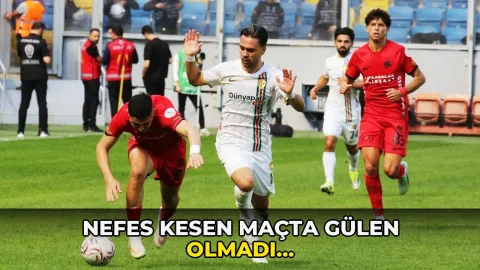 Nefes kesen maçta gülen olmadı: Gençlerbirliği-Amedspor: 2-2