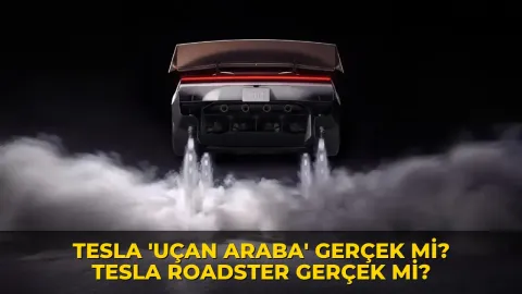 Tesla 'uçan araba' gerçek mi? Tesla Roadster gerçek mi?