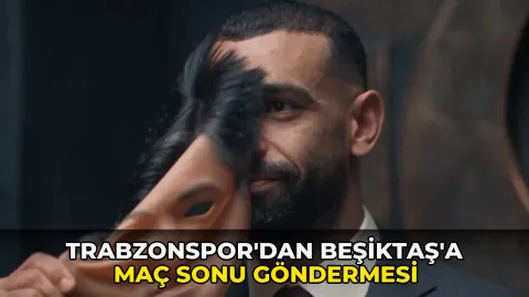 Trabzonspor'dan Beşiktaş'a maç sonu göndermesi