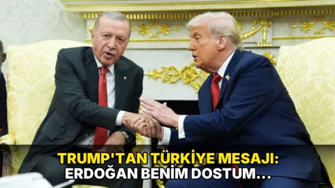 Trump'tan Türkiye mesajı: Erdoğan benim dostum, CAATSA'da engel yok