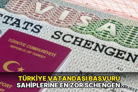 Türkiye vatandaşı başvuru sahiplerine en zor Schengen vizesi veren ülkeler açıklandı