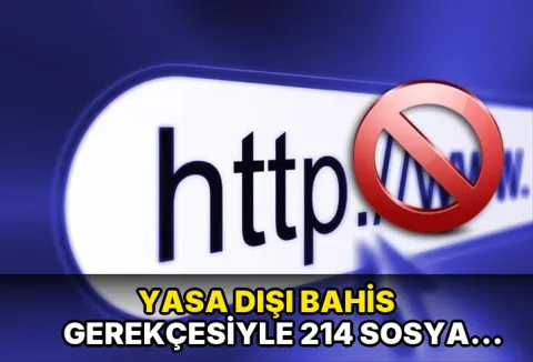 Yasa dışı bahis gerekçesiyle 214 sosyal medya hesabına erişim engeli