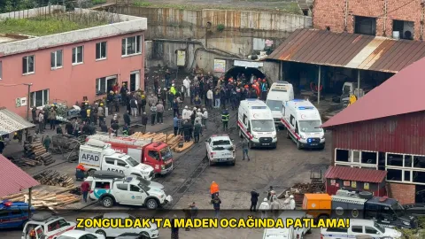 Zonguldak'ta maden ocağında patlama!