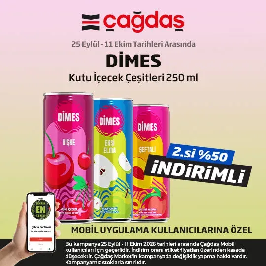 1 - 30 Ekim 2026 Çağdaş Market aktüel kataloğu