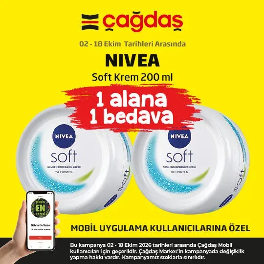 1 - 30 Ekim 2026 Çağdaş Market aktüel kataloğu