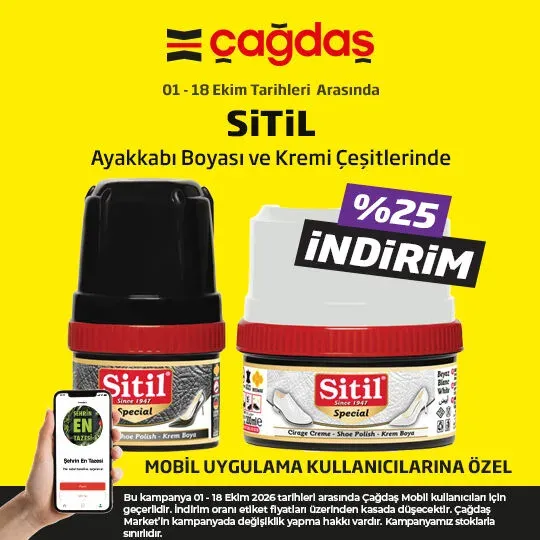 1 - 30 Ekim 2026 Çağdaş Market aktüel kataloğu