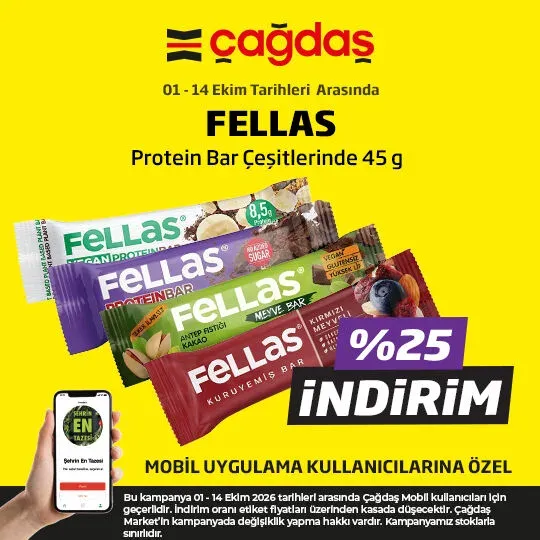 1 - 30 Ekim 2026 Çağdaş Market aktüel kataloğu