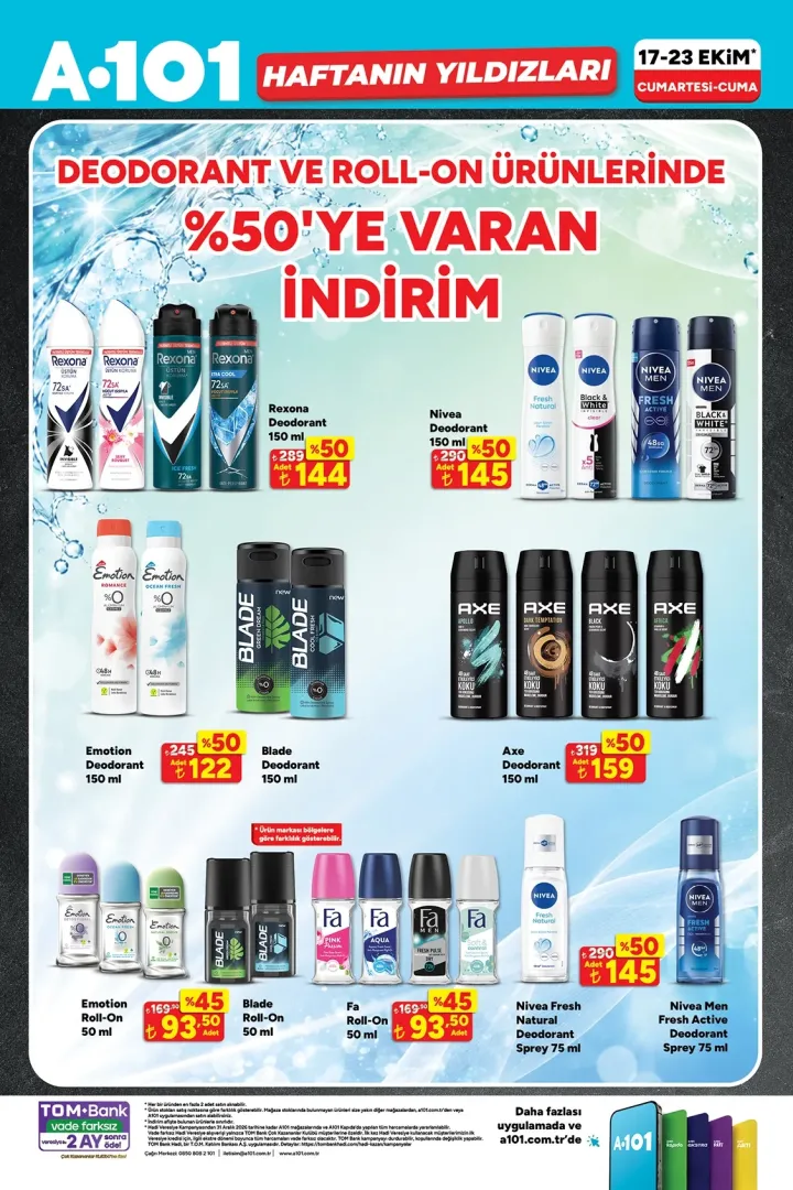 17 - 23 Ekim 2026 A101 aktüel kataloğu