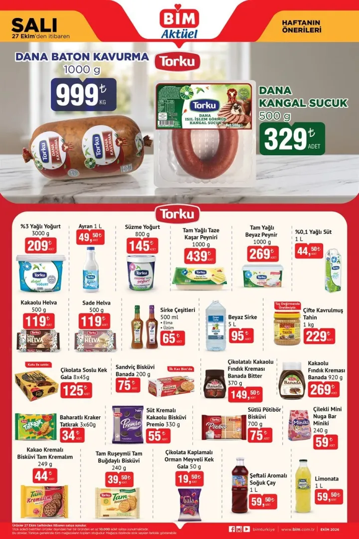 23 - 28 Ekim 2026 BİM aktüel kataloğu