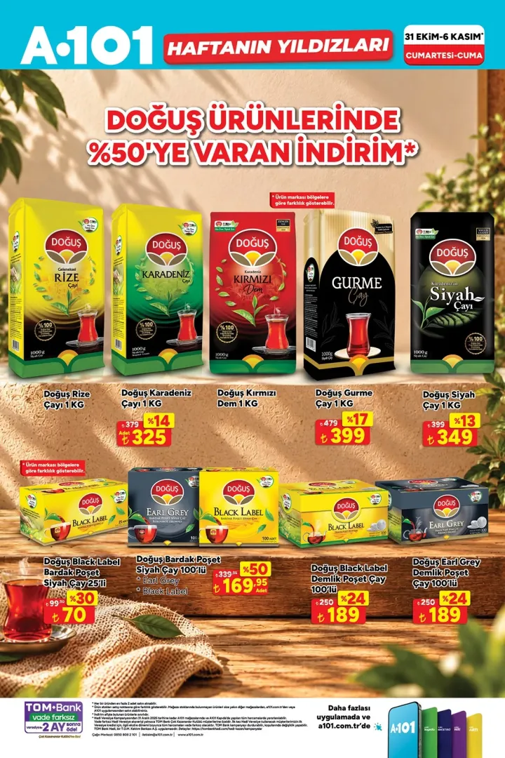 31 Ekim - 6 Kasım 2026 A101 aktüel kataloğu