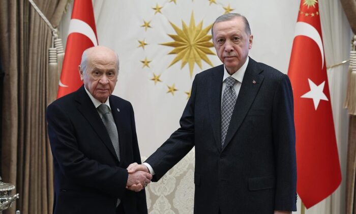 Cumhurbaşkanı Erdoğan, Devlet Bahçeli’yi kabul etti